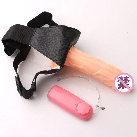 Vibrator artificial penis belt system